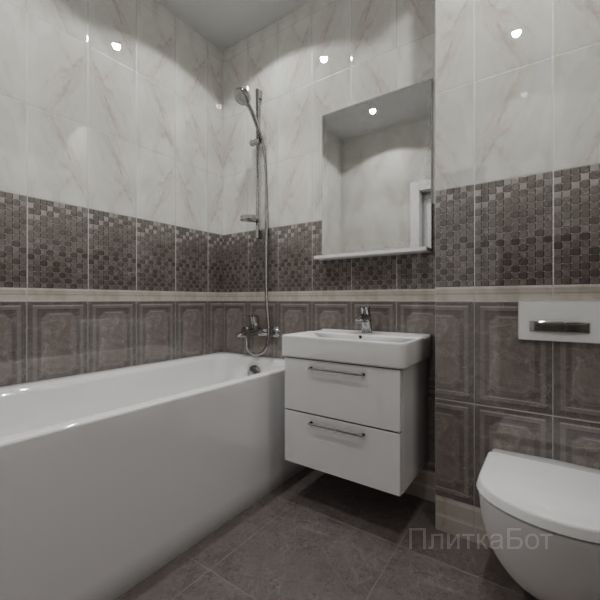 Kerama Marazzi, Гран Пале, Плинус, панель, бордюр и декор №16