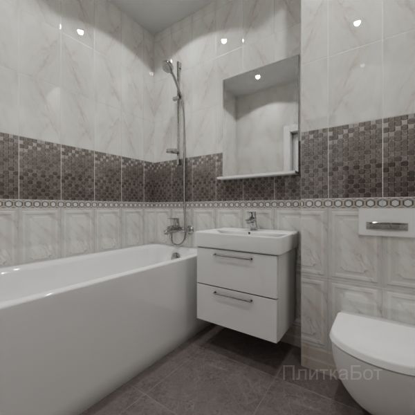 Kerama Marazzi, Гран Пале, Плинус, панель, бордюр и декор №20