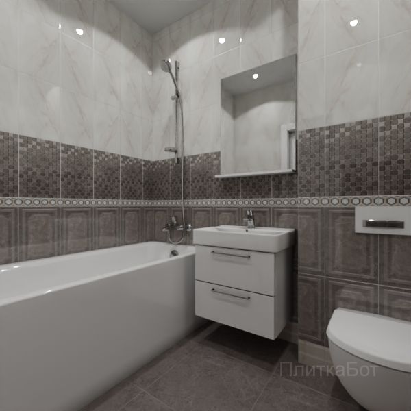 Kerama Marazzi, Гран Пале, Плинус, панель, бордюр и декор №24
