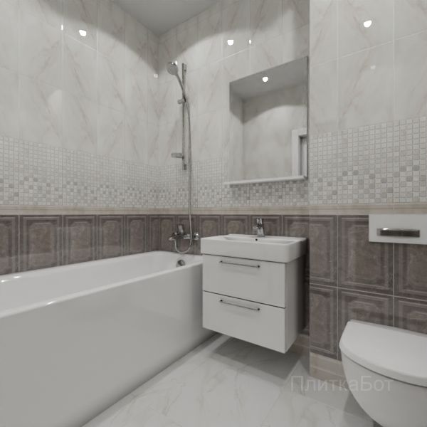 Kerama Marazzi, Гран Пале, Плинус, панель, бордюр и декор №43
