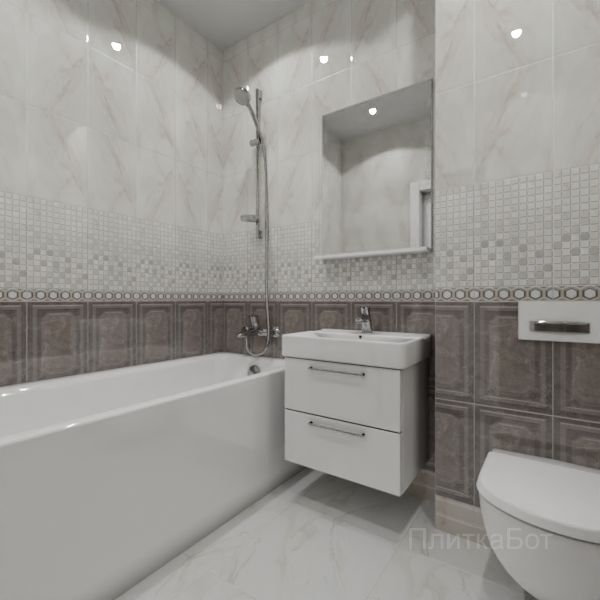 Kerama Marazzi, Гран Пале, Плинус, панель, бордюр и декор №47