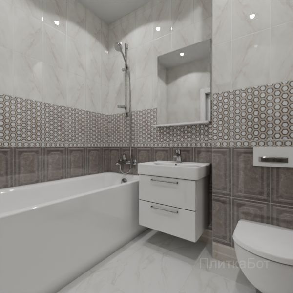 Kerama Marazzi, Гран Пале, Плинус, панель, бордюр и декор №71