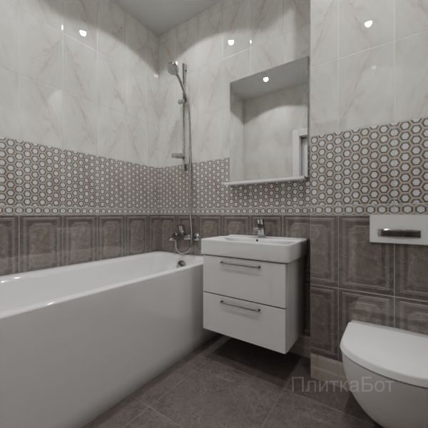 Kerama Marazzi, Гран Пале, Плинус, панель, бордюр и декор №72