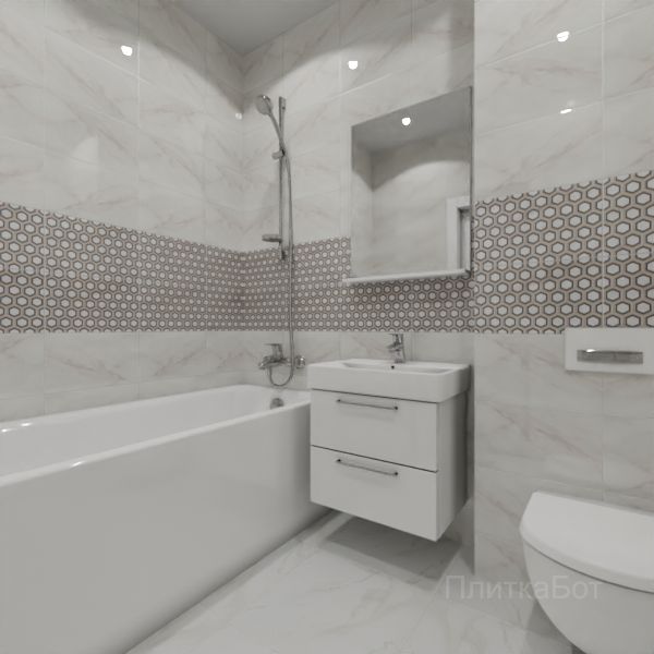 Kerama Marazzi, Гран Пале (беж), Два декора № 2