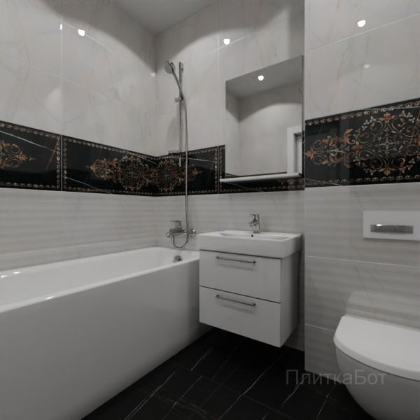 Kerama Marazzi, Греппи, Низ-верх и декор № 3