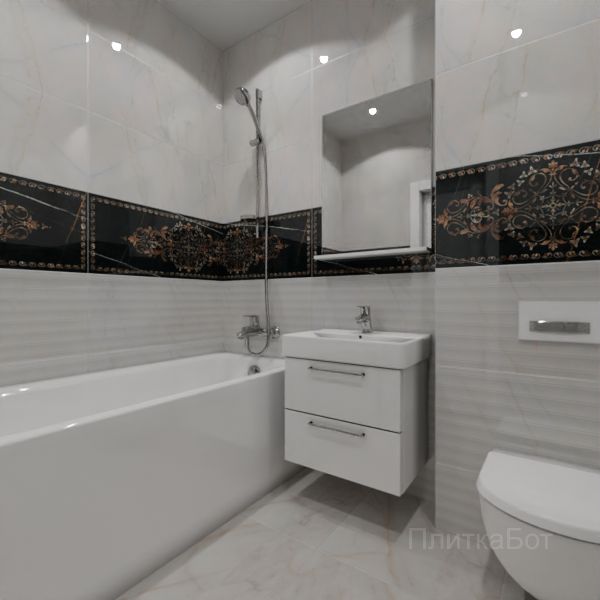Kerama Marazzi, Греппи, Низ-верх и декор № 4