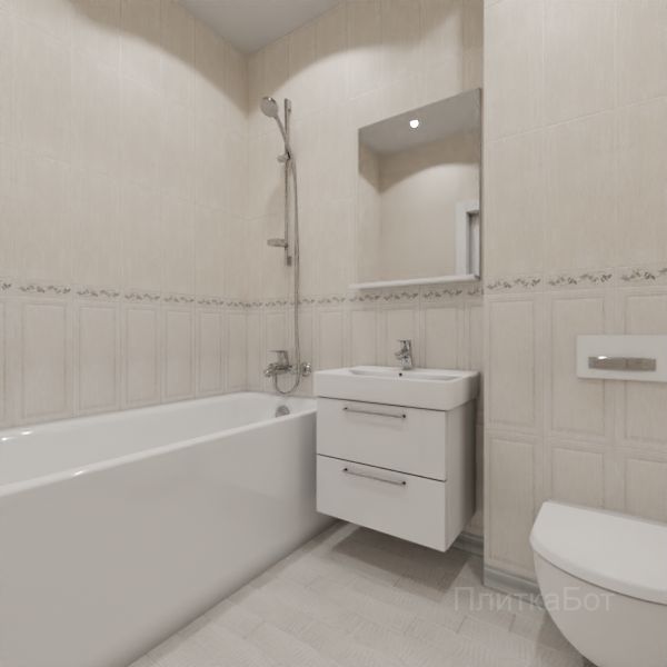 Kerama Marazzi, Кантри Шик, Плинус, панель, бордюр №42