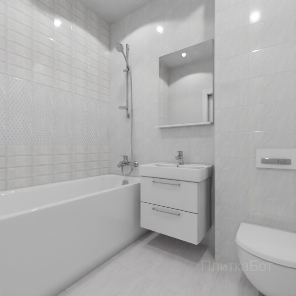Kerama Marazzi, Летний сад, Два декора над ванной № 2