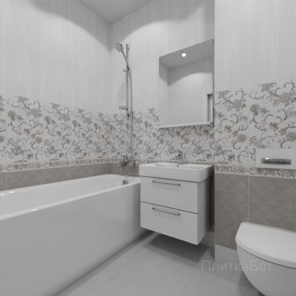 Kerama Marazzi, Марсо, Плинус, панель, бордюр и декор № 6
