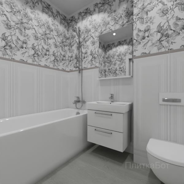 Kerama Marazzi, Монфорте, Плинус, панель, бордюр и декор №17