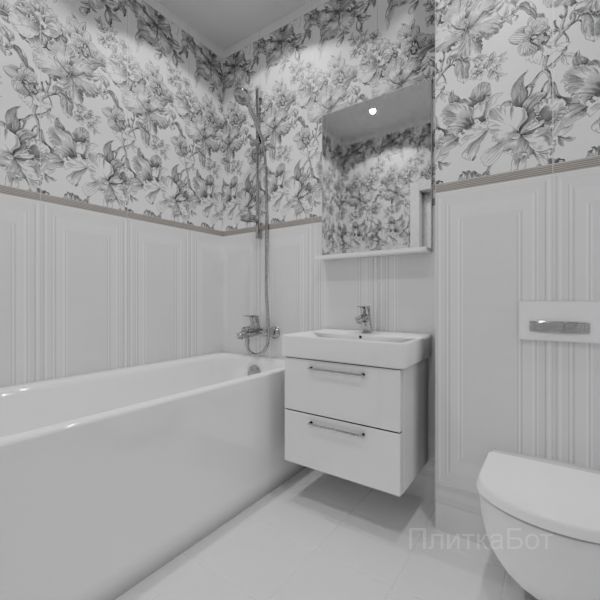 Kerama Marazzi, Монфорте, Плинус, панель, бордюр и декор №18