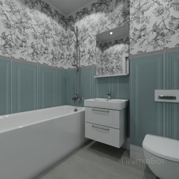 Kerama Marazzi, Монфорте, Плинус, панель, бордюр и декор №21