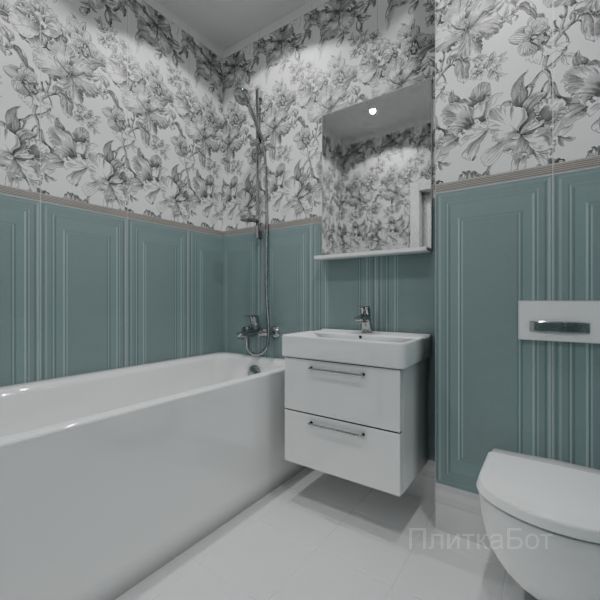 Kerama Marazzi, Монфорте, Плинус, панель, бордюр и декор №22
