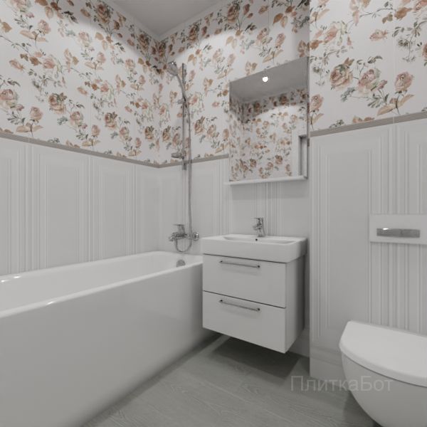 Kerama Marazzi, Монфорте, Плинус, панель, бордюр и декор №37