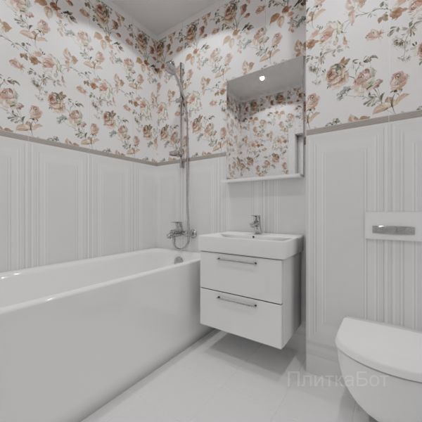 Kerama Marazzi, Монфорте, Плинус, панель, бордюр и декор №38