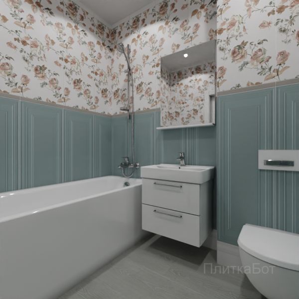 Kerama Marazzi, Монфорте, Плинус, панель, бордюр и декор №53