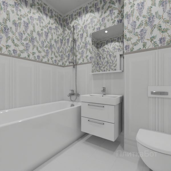 Kerama Marazzi, Монфорте, Плинус, панель, бордюр и декор №82