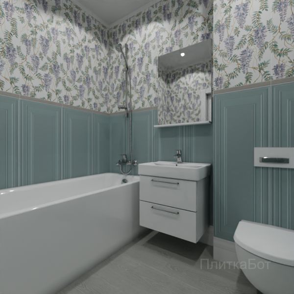 Kerama Marazzi, Монфорте, Плинус, панель, бордюр и декор №85