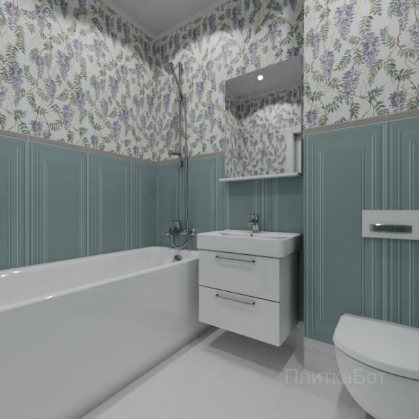 Kerama Marazzi, Монфорте, Плинус, панель, бордюр и декор №86