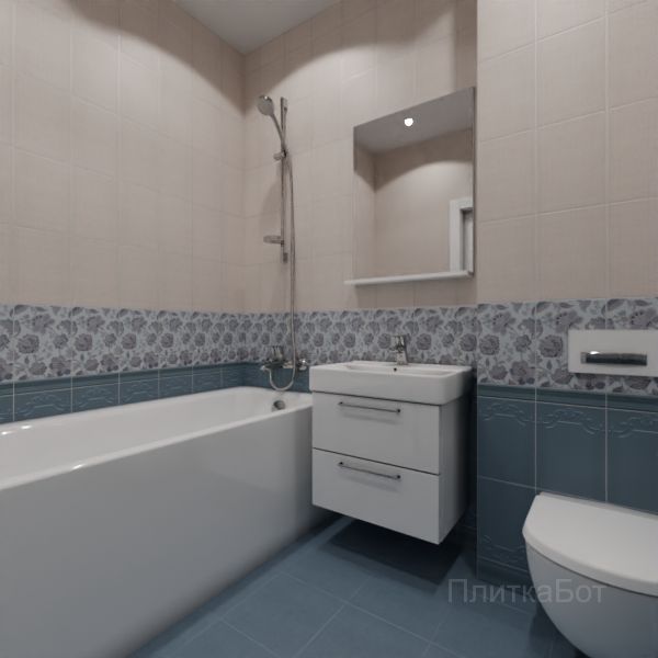 Kerama Marazzi, Планте, Плинус, панель, бордюр и декор № 9