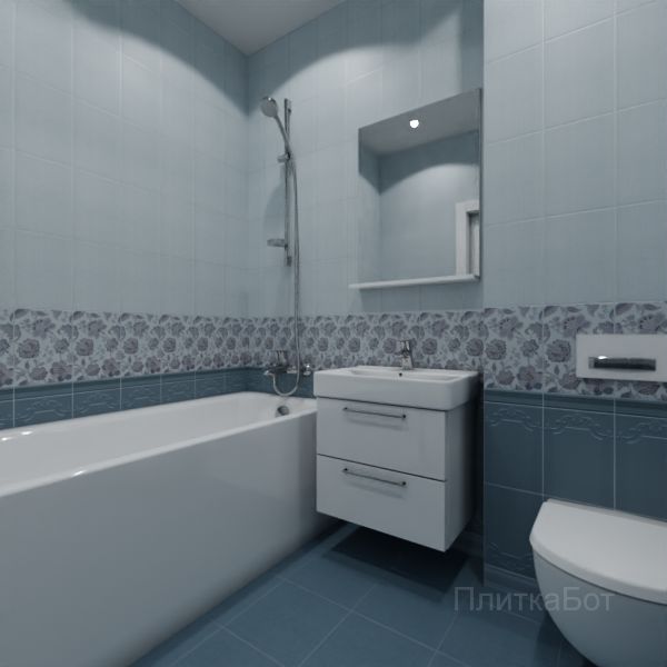 Kerama Marazzi, Планте, Плинус, панель, бордюр и декор №42