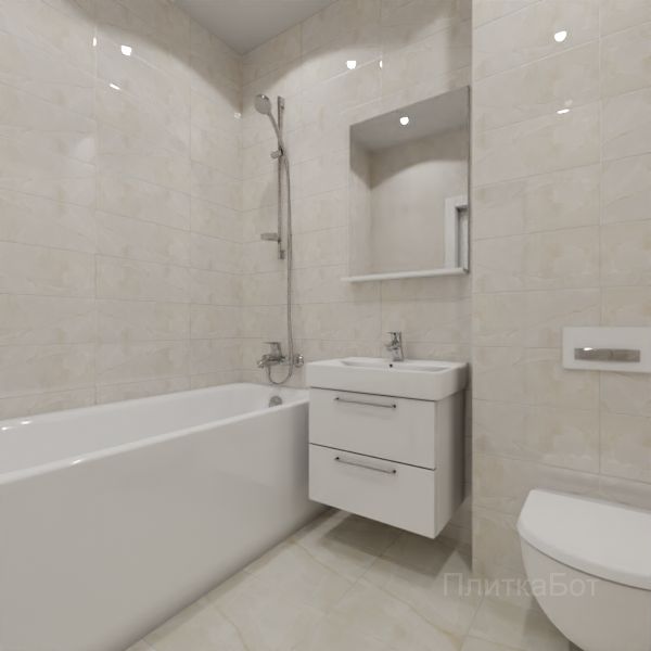 Kerama Marazzi, Стеллине (беж), Без декора № 2