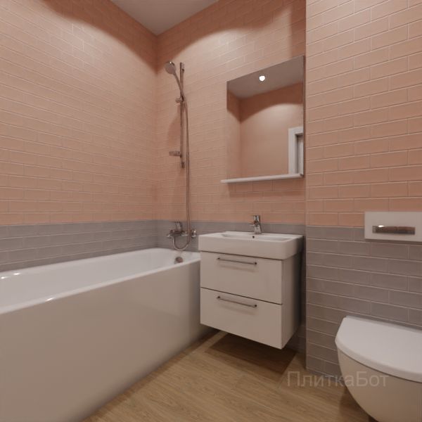 Kerama Marazzi, Тортона, Кирпичная кладка, низ-верх № 5