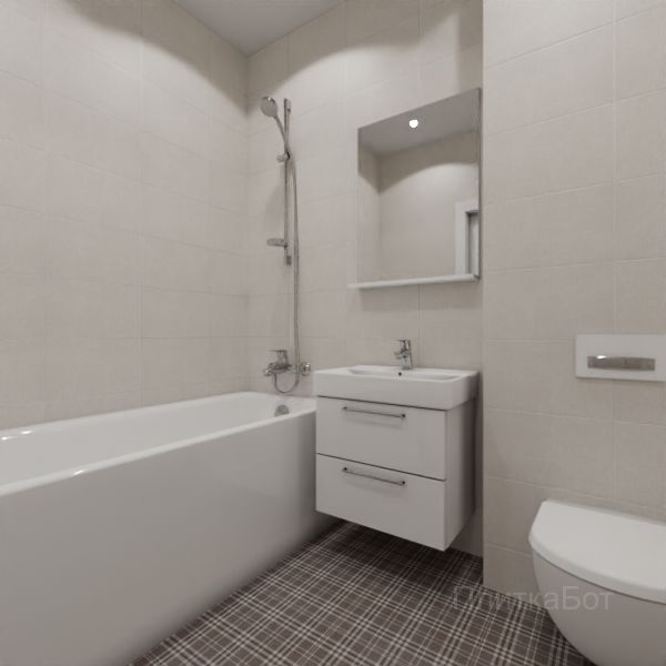 Kerama Marazzi, Трокадеро (коричневый), Без декора № 1