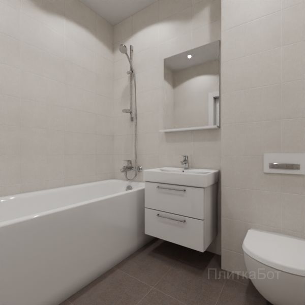 Kerama Marazzi, Трокадеро (коричневый), Без декора № 2