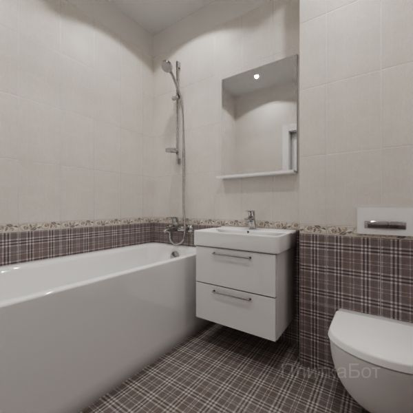 Kerama Marazzi, Трокадеро (коричневый), Низ-верх и бордюр № 9