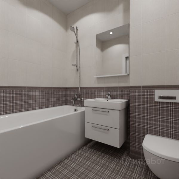 Kerama Marazzi, Трокадеро (коричневый), Плинус, панель, бордюр № 1