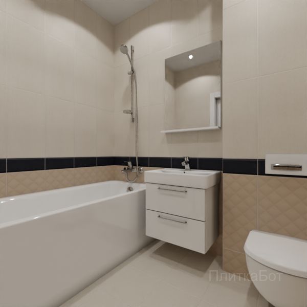 Kerama Marazzi, Тропикаль, Низ-верх и бордюр № 6