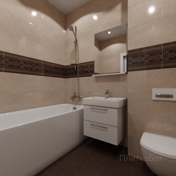 Kerama Marazzi, Версаль, Декор по центру № 1
