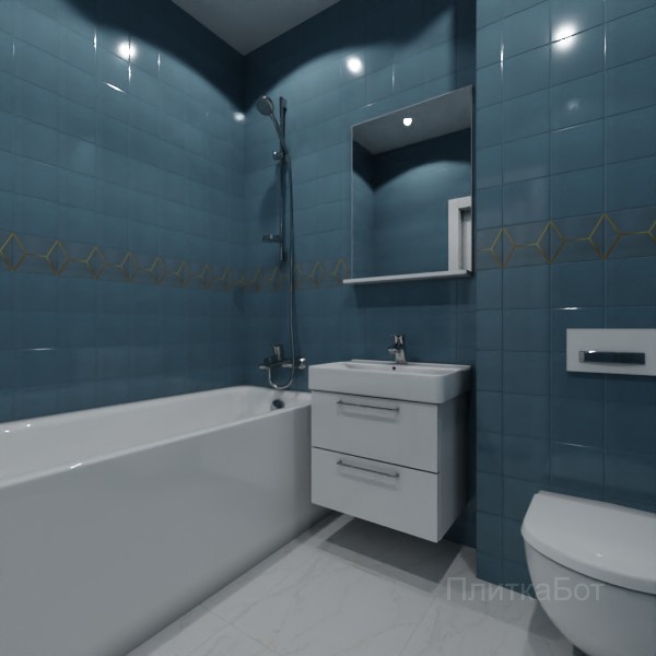 Kerama Marazzi, Витраж, Декор по центру № 2