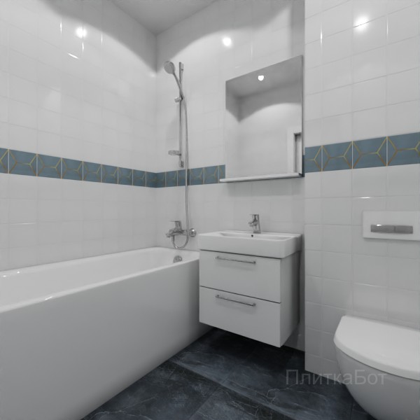 Kerama Marazzi, Витраж, Декор по центру № 5