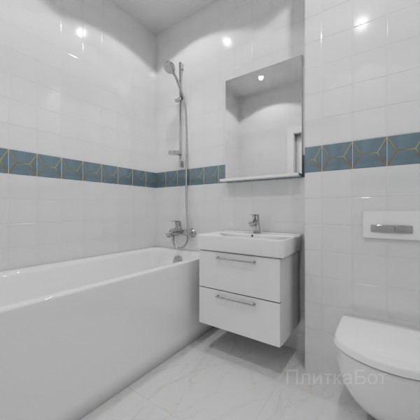 Kerama Marazzi, Витраж, Декор по центру № 6