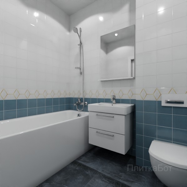 Kerama Marazzi, Витраж, Низ-верх и декор № 3