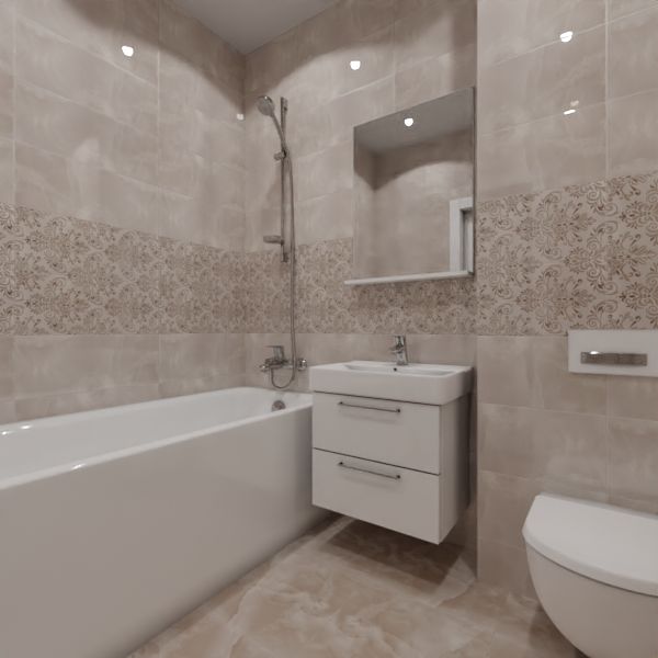 Global Tile, Neo Chic damask, Два декора